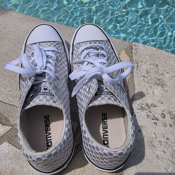 Converse Womens CTAS Gray And White Madison OX Sneakers Size 8 - Picture 3 of 10